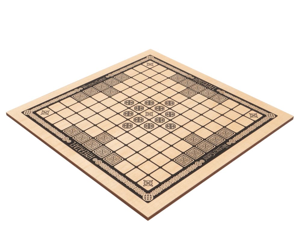 Beautifully crafted Viking Game Board by Rechapados Ferrer S.A. in Spain with high-quality Sycamore veneer and screen-printed playing area.