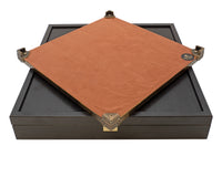 Manopoulos Greek Roman Army Metal Chess Set with Wooden Case - Small