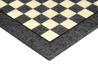 43cm Dark Grey Erable and Elm Wood Luxury Chessboard