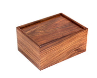 Wooden Chess Piece Case with Sliding Lid - Large