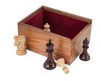 Wooden Chess Piece Case with Sliding Lid - Large