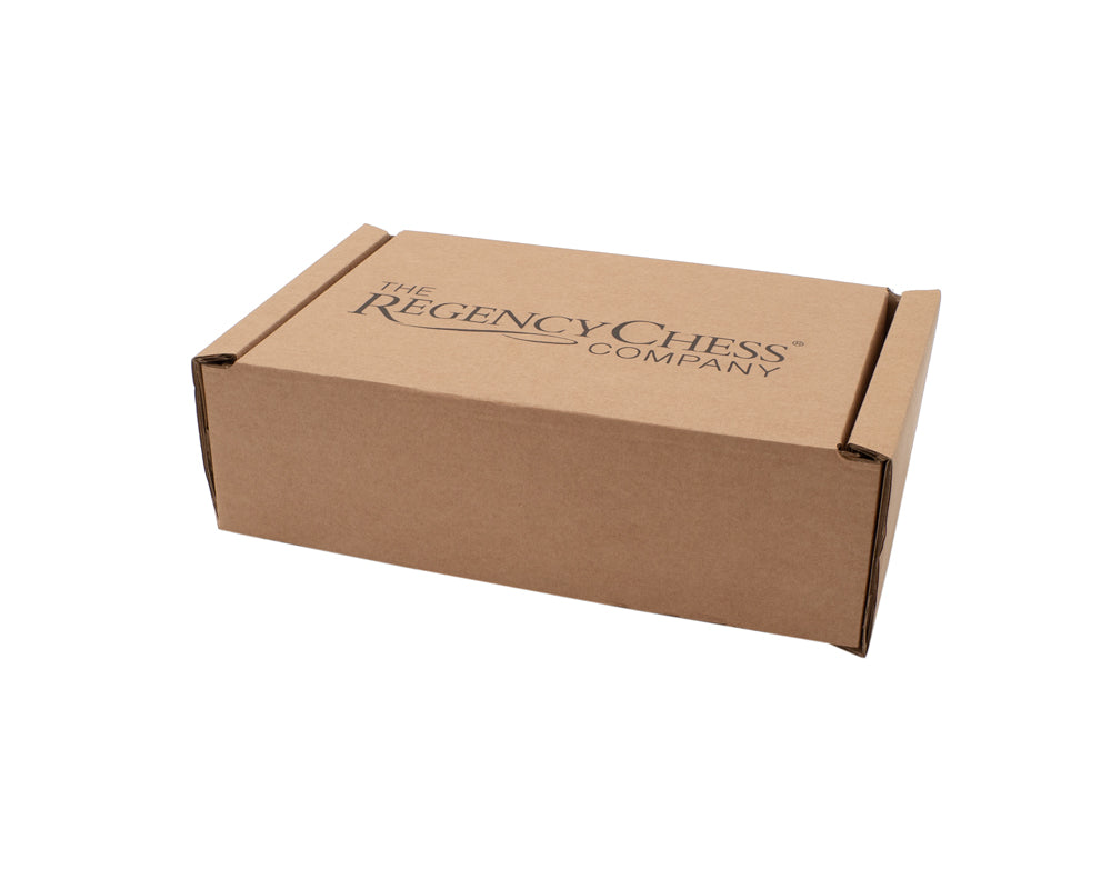 Fierce Knight SO Staunton Chessmen 7.6cm Including Dark Wood Case