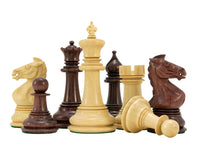Madrid Series Rosewood Luxury Chess Pieces - 10cm