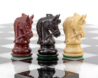 Corinthian Tres Corone Luxury Chess Pieces - 6.4cm