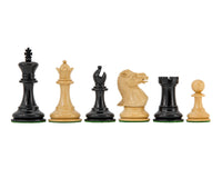Highgrove Series Ebonised Staunton Chess Pieces - 7.6cm