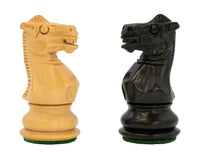 Kingsclere Staunton Ebony Chess Pieces - 6.4cm