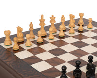 Kingsclere Staunton Ebony Chess Pieces - 6.4cm