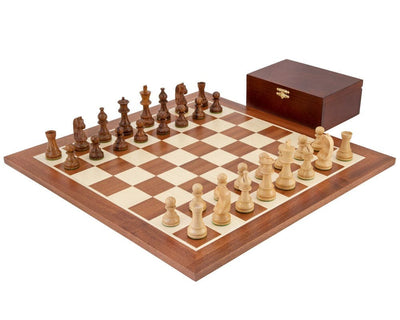 Down Head Sheesham Grand Championship Chess Set