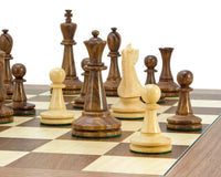 Blackmore Grandmaster Chess Set with Sheesham Chessmen on Walnut and Maple Board