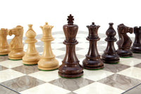 Atlantic Rosewood & Ash Burl Chess Set