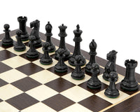 Victoria Ebonised Wenge Tournament Chess Set