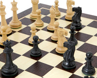 Victoria Ebonised Wenge Tournament Chess Set