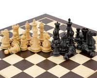 Victoria Ebonised Wenge Tournament Chess Set