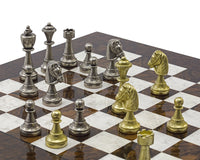 The Finnesburg and Dark Walnut Luxury Chess Set