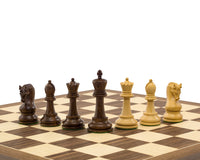 The Leningrad Acacia and Walnut Chess Set
