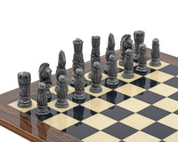 The Berkeley Chess Victorian Metal & Palisander Chess Set
