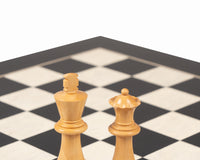 The Down Head Knight and Black Deluxe Chess Set with Case