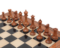 The 1849 Reproduction Staunton Ebony, Antiqued and Palisander Luxury Chess Set