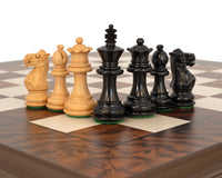 The Kingsclere Ebony and Walnut Luxury Chess Set