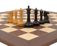 The Harrwitz Black and Mongoy Chess Set with Case