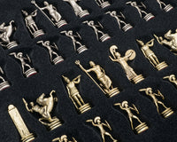 The Manopoulos Greek Mythology Chess Set with Wooden Case - Medium